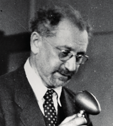 David Boder at the Wire Recorder. David Boder at the Wire Recorder.